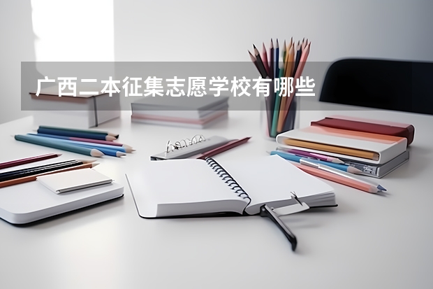 广西二本征集志愿学校有哪些