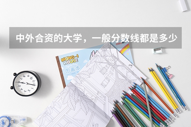 中外合资的大学，一般分数线都是多少？