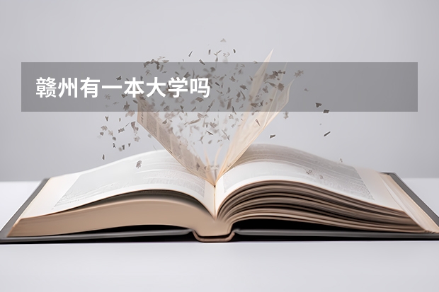 赣州有一本大学吗