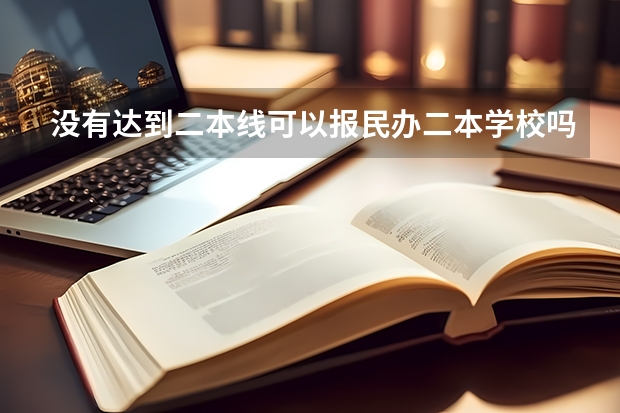 没有达到二本线可以报民办二本学校吗