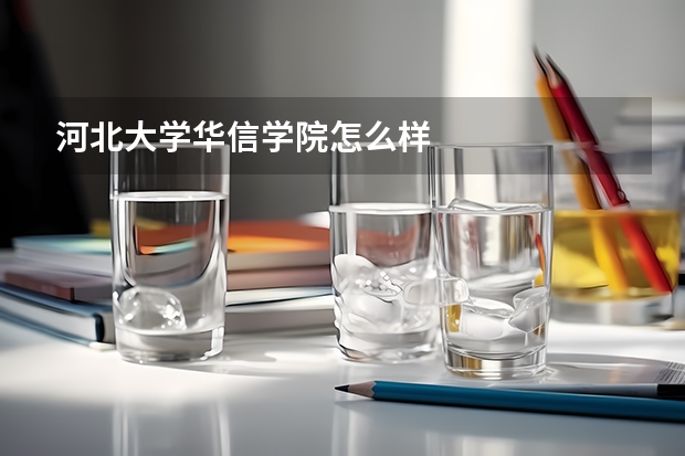河北大学华信学院怎么样
