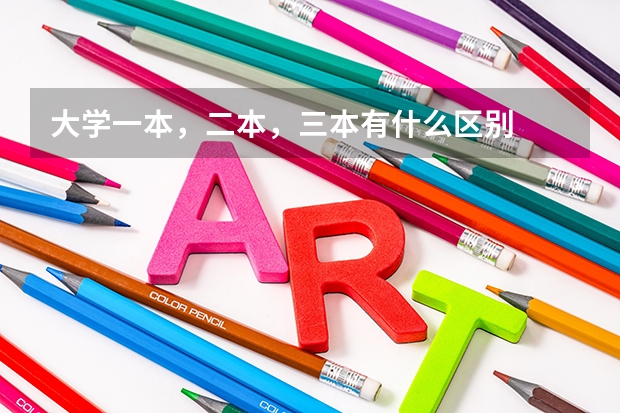 大学一本，二本，三本有什么区别