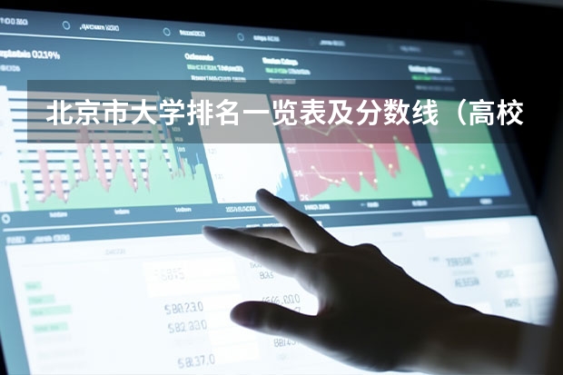北京市大学排名一览表及分数线（高校录取分数线最新排名表）