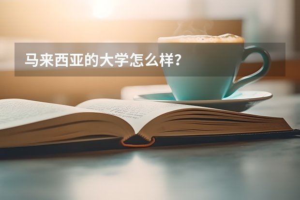 马来西亚的大学怎么样?