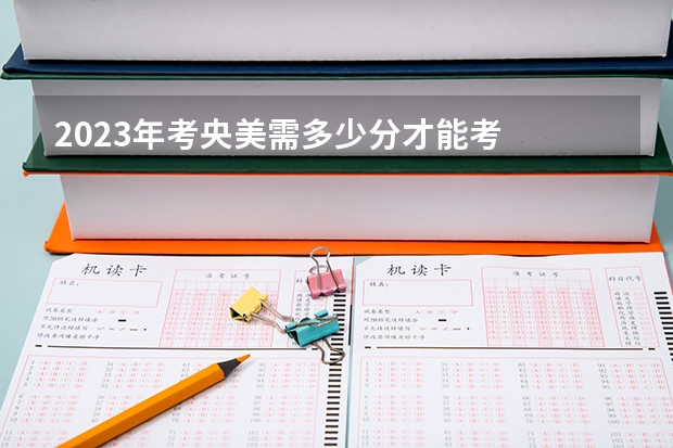 2023年考央美需多少分才能考