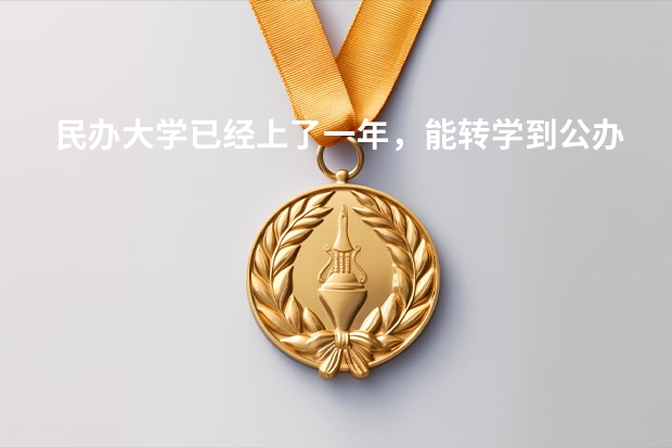 民办大学已经上了一年，能转学到公办大学吗?