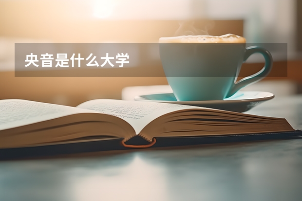 央音是什么大学