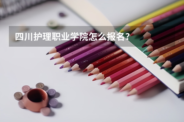 四川护理职业学院怎么报名？