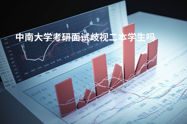 中南大学考研面试歧视二本学生吗