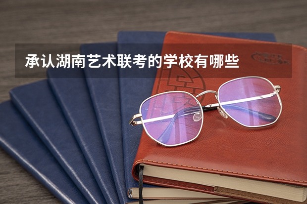 承认湖南艺术联考的学校有哪些