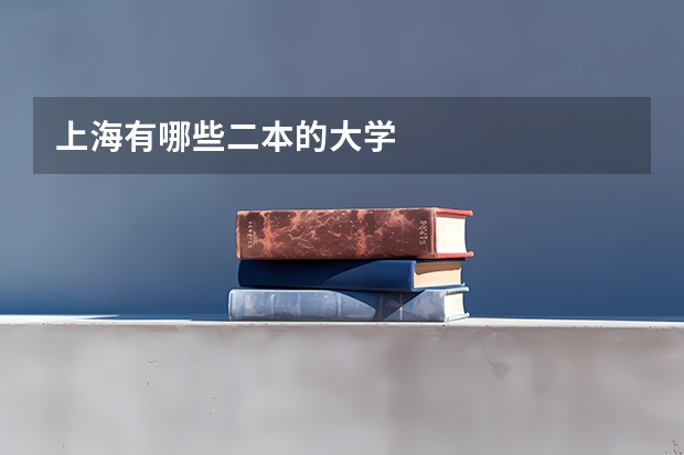 上海有哪些二本的大学
