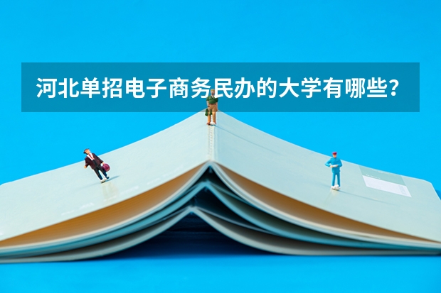 河北单招电子商务民办的大学有哪些？