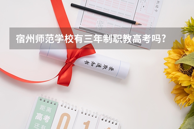 宿州师范学校有三年制职教高考吗?