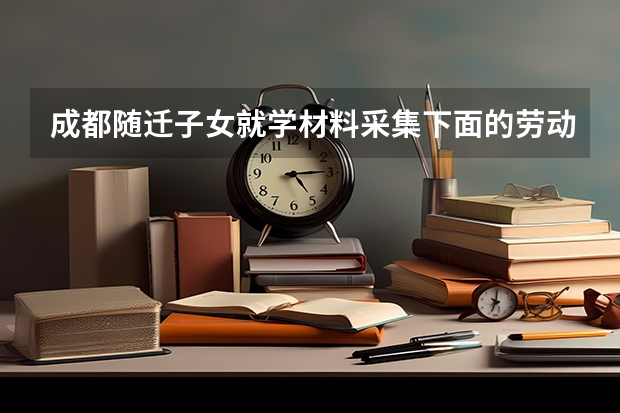 成都随迁子女就学材料采集下面的劳动合同或工商营业执照那怎么填写啊