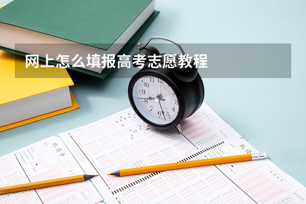 网上怎么填报高考志愿教程