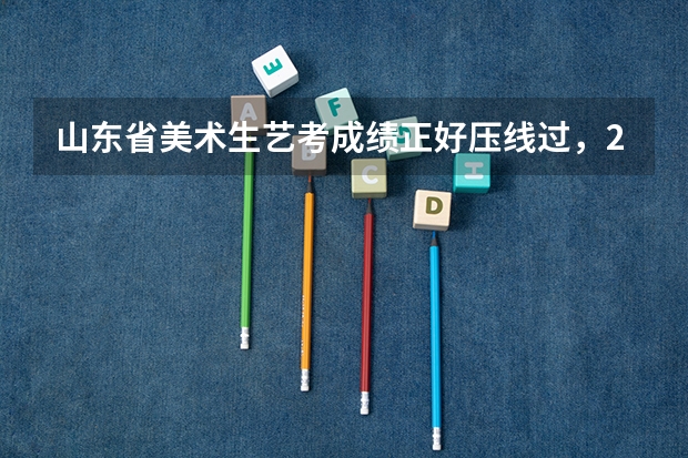 山东省美术生艺考成绩正好压线过，203分，可以考上本科大学吗?文化分需要考多少?