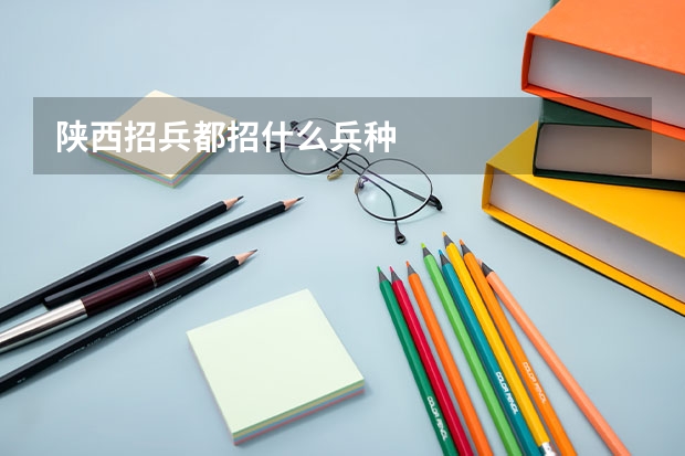 陕西招兵都招什么兵种