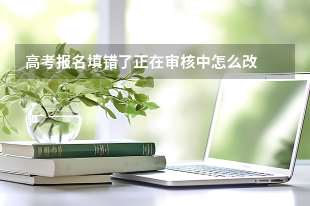 高考报名填错了正在审核中怎么改
