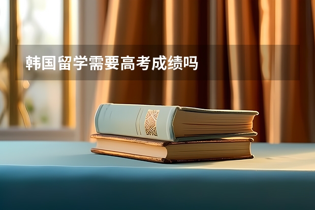 韩国留学需要高考成绩吗