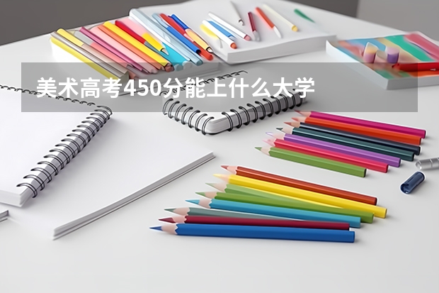 美术高考450分能上什么大学