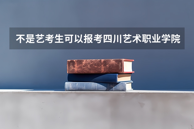 不是艺考生可以报考四川艺术职业学院吗