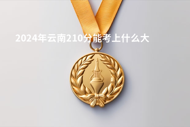 2024年云南210分能考上什么大学？