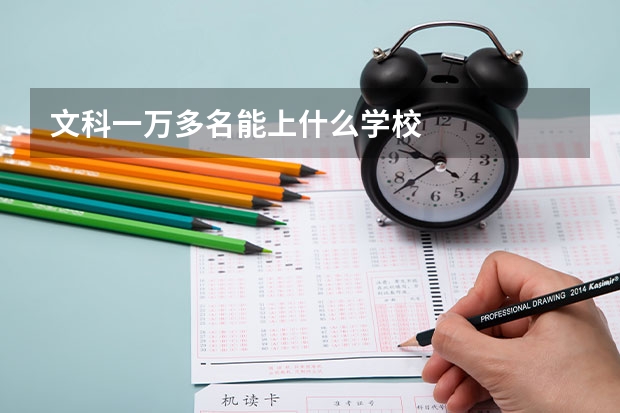 文科一万多名能上什么学校