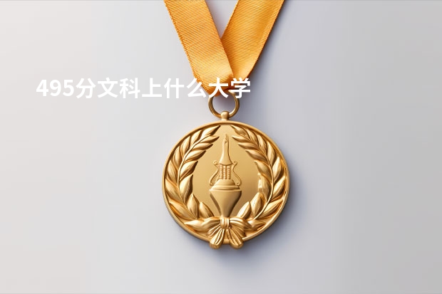 495分文科上什么大学